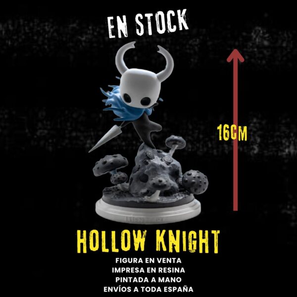 Hollow Knight: Guerrero del Vacío - Figura de Colección de 16cm, Edición Especial Pintada a Mano